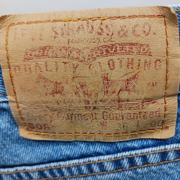 Levi's 505 Men's 36 (see measurements) Denim Shorts. Blue. - Picture 3 of 8